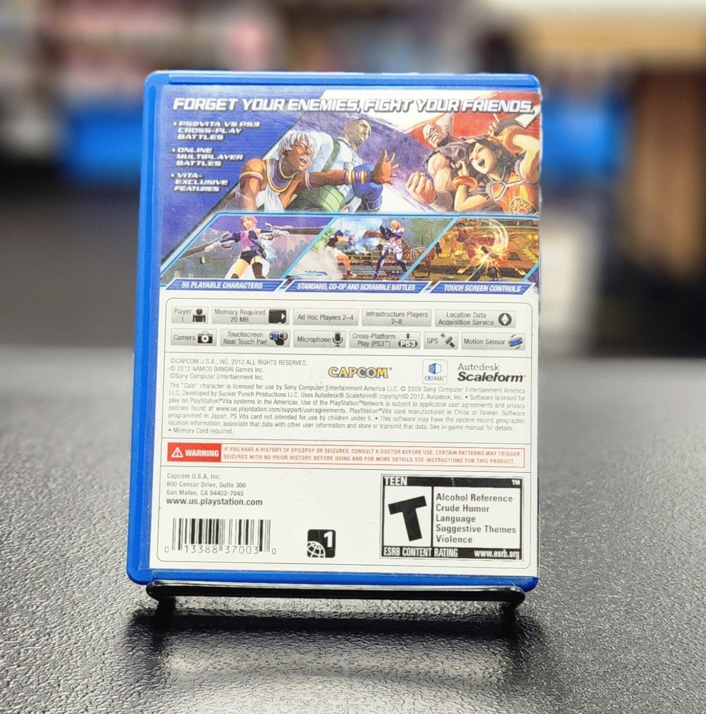 Street Fighter X Tekken (Sony PlayStation Vita, 2012) Tested