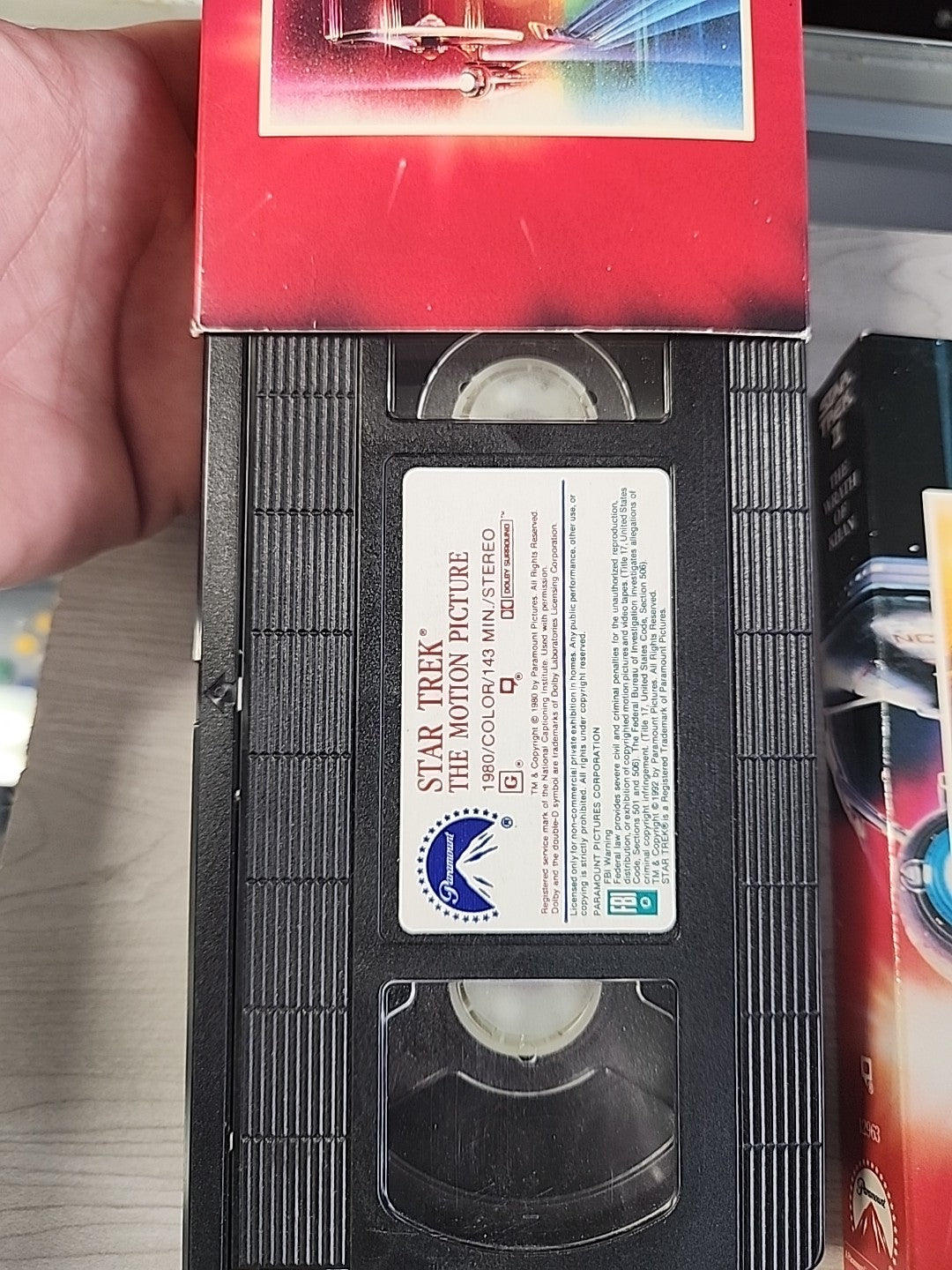 Star Trek The Movies 25th Anniversary Collection VHS 5 Films Original Case Cert