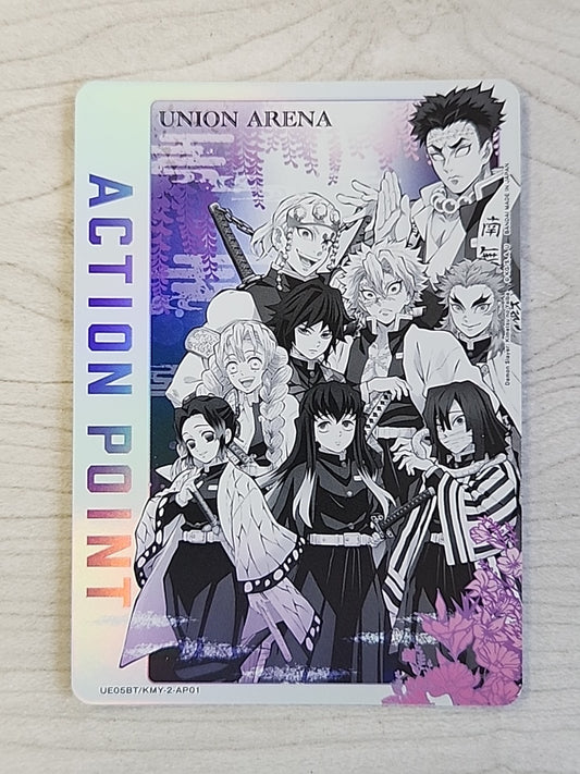 UNION ARENA UE05BT/KMY-2-AP01 Action Point Card AP Demon Slayer - Foil