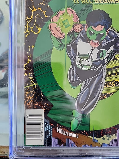 Green Lantern V3 #51 CGC 9.8 WP Newsstand 1st Kyle Rayner's New Costume 