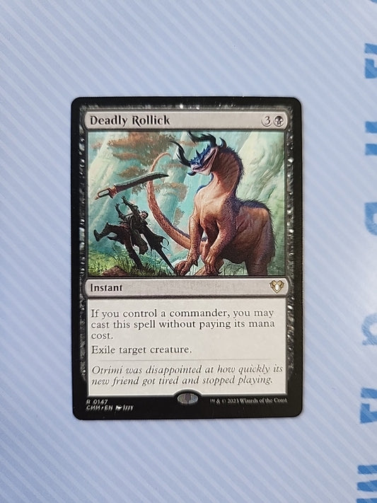 MTG Deadly Rollick Commander Masters Regular English Magic The Gathering NM