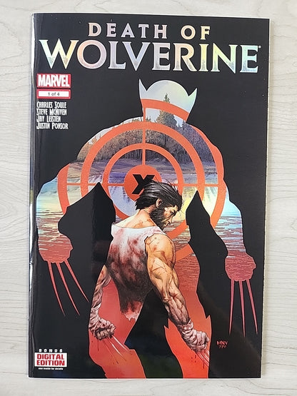 Marvel Comics Death of Wolverine #1-4 Complete Set  (2014) Foil Covers Lot Of 4