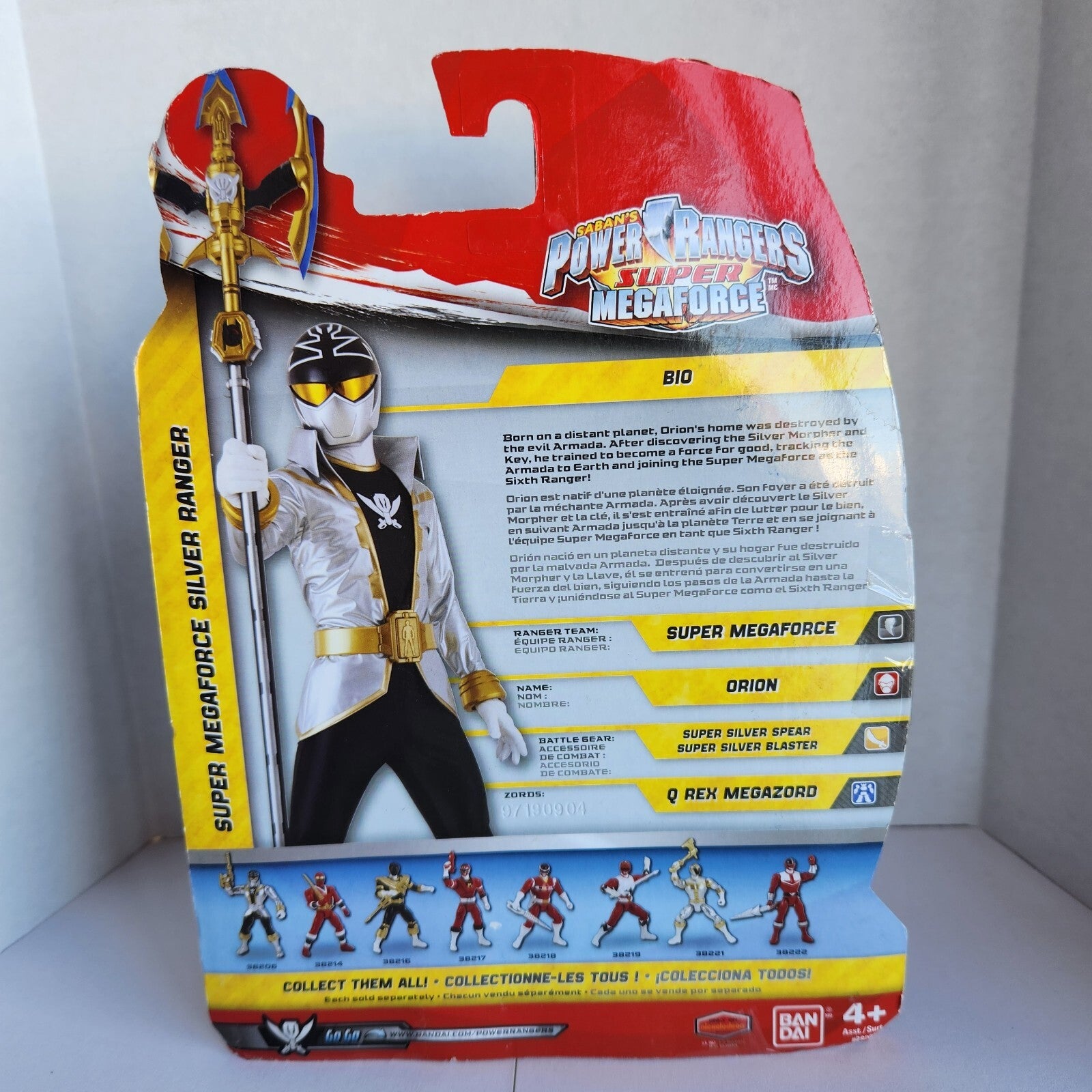 Power Rangers Super Megaforce "Silver Ranger" Pirate Complete