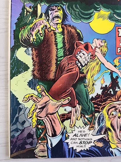 The FRANKENSTEIN Monster #10 Marvel Comics 1974 John Buscema FN/FN+
