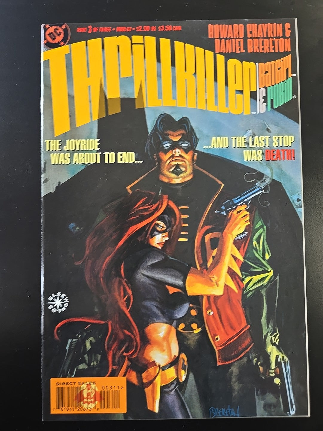 Thrillerkiller #1,2,3 DC Comics 1997 Howard Chykin Mini-Series Direct Edition NM