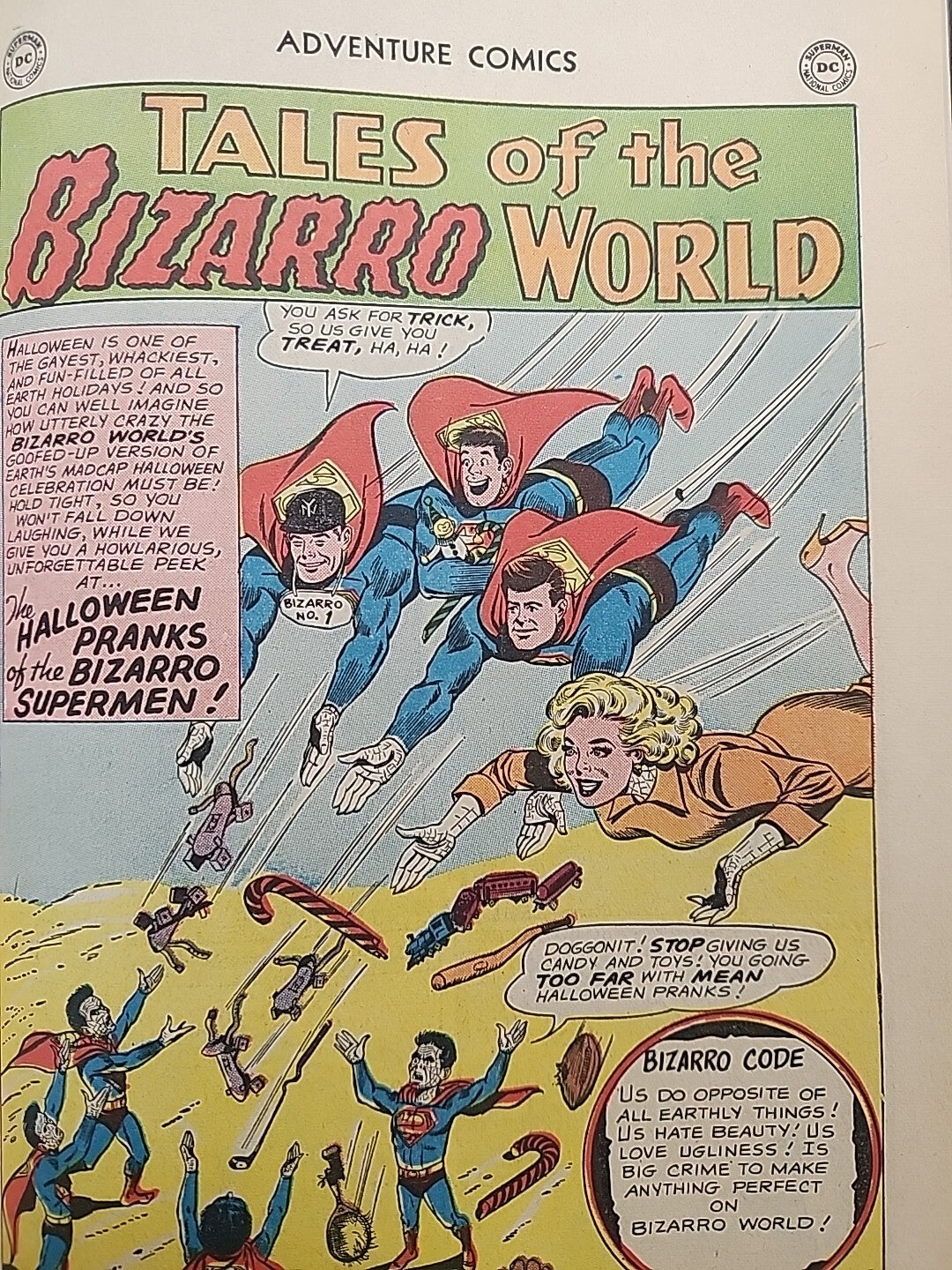 Adventure Comics #294 Bizarro John F Kennedy Marilyn Monroe DC Comics 1962 
