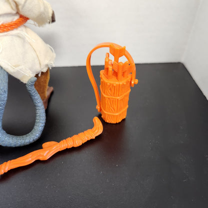 Movie Star Splinter Complete   Vintage 1992 TMNT Ninja Turtles 