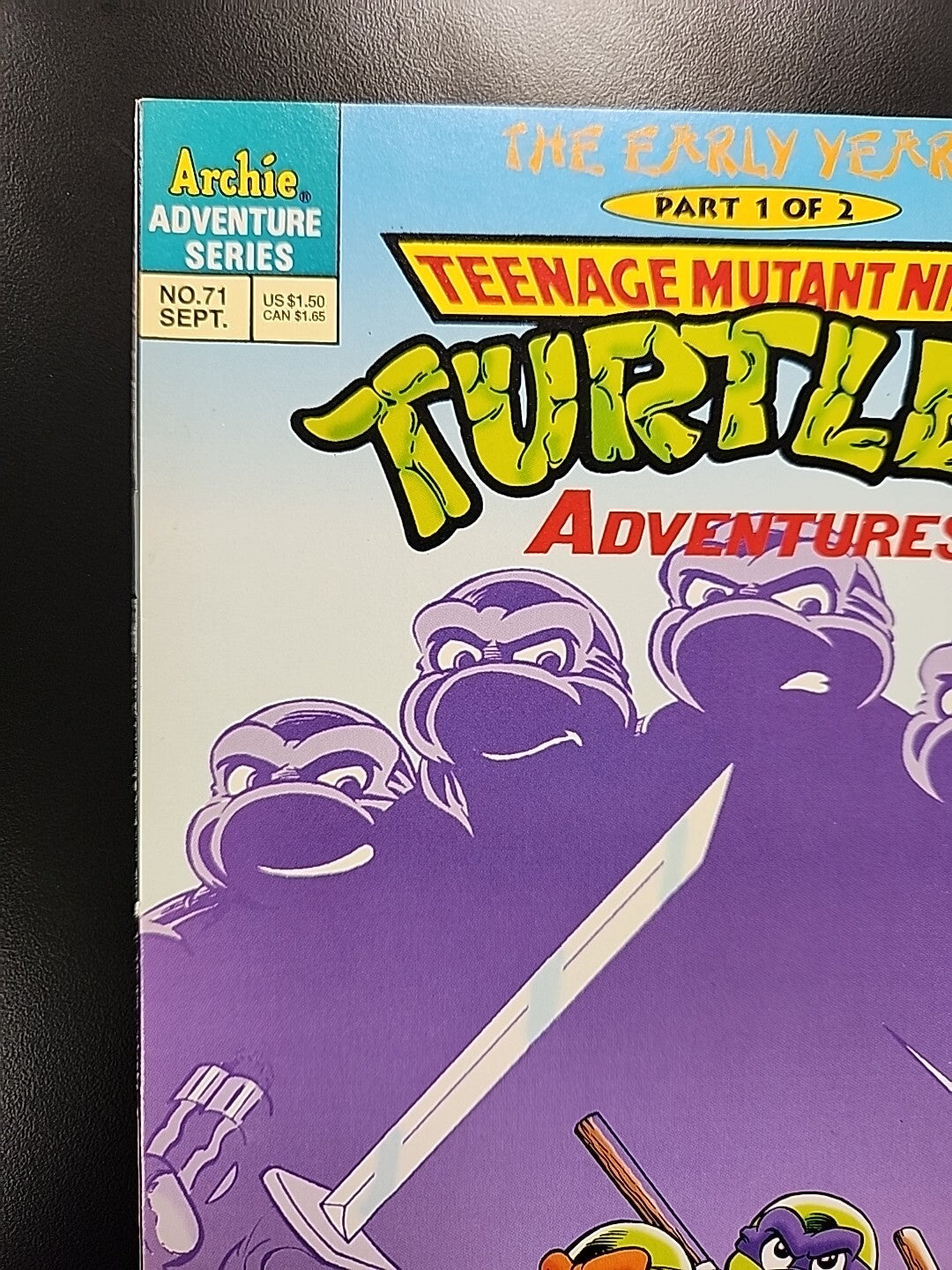 Teenage Mutant Ninja Turtles Adventures # 71 High Grade Canadian Price Variant 