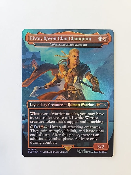 MTG Eivor Raven Clan Champion (Najeela) Secret Lair Drop SLD 1557 Foil English 