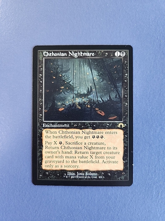MTG Chthonian Nightmare Retro Modern Horizons 3 406 Rare Enchantment English