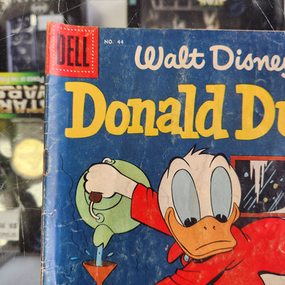 WALT DISNEY'S DONALD DUCK #44 Dell Comics 10 cent cover 1955 lower grade