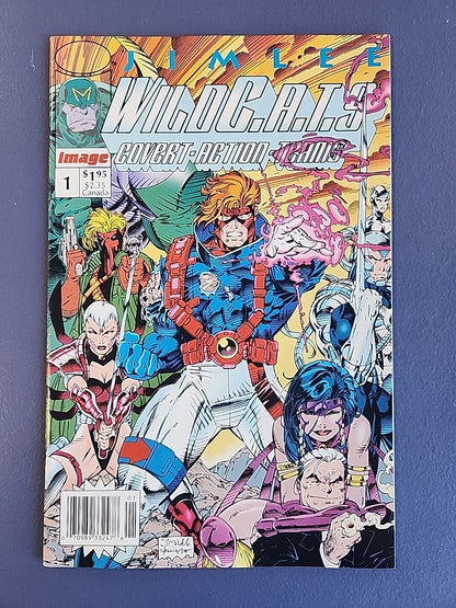 WildC.A.T.S. #1 Newsstand High Grade Key 1st  Appearance Of Wildcats Image 1992