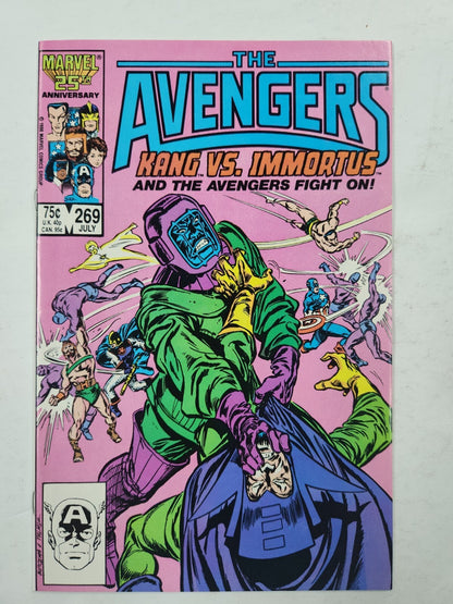 Avengers #269 (1986) KEY! Battle Of Kang Versus Immortus VF+
