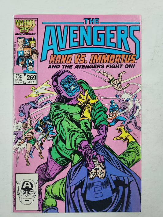 Avengers #269 (1986) KEY! Battle Of Kang Versus Immortus VF+