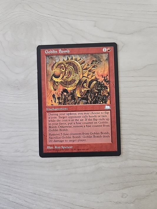 MTG Goblin Bomb Weatherlight English LP Magic The Gathering 