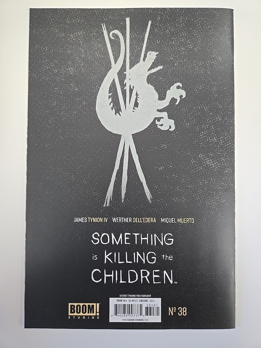 Something Is Killing The Children #38 Secret Thank You Variant One Per Store NM