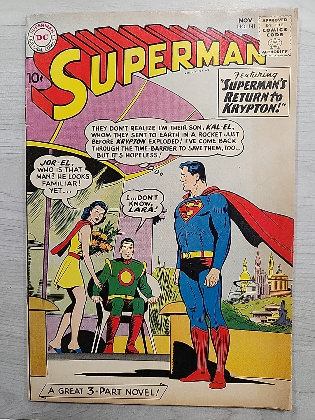 Superman (1939) #141 1960 1st App Lyla Lerrol Curt Swan VG+