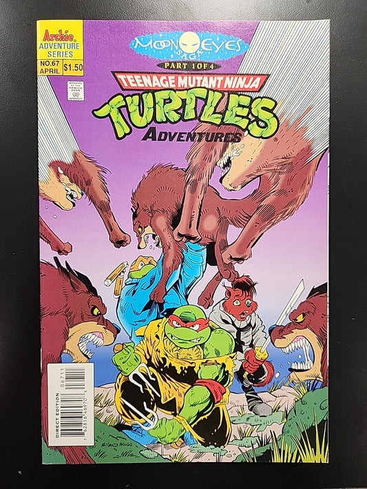 TEENAGE MUTANT NINJA TURTLES ADVENTURES #67 (NM) Archie Comics 1995 Moon Eyes 