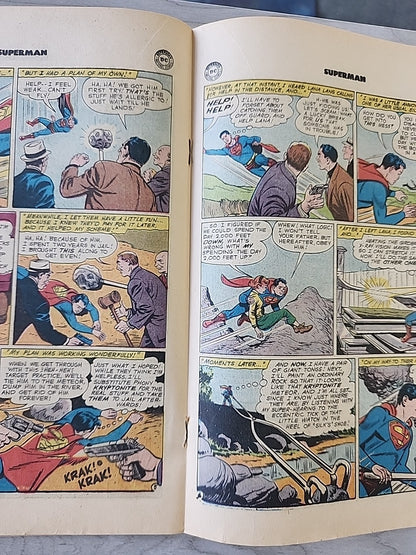 Superman #136 DC Comics 1960 Featuring The Man Who Married Lois Lane VG 4.0 Date