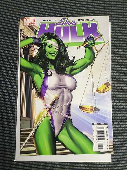 She-Hulk #1 (Vol. 2) Dan Slott Greg Horn Marvel 2005 Tv Disney+