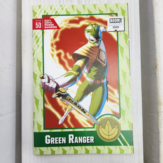 Mighty Morphin Power Rangers #50 1:25 Green Ranger Trading Card Variant 