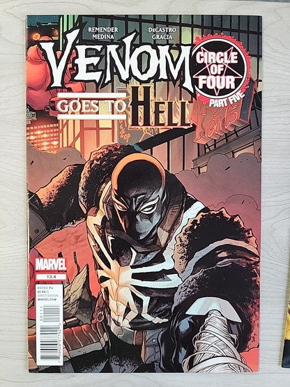 Venom #13 13.1 13.2 13.3 13.4 & 14 Circle of Four Complete Set - 2012 Lot Of 6 