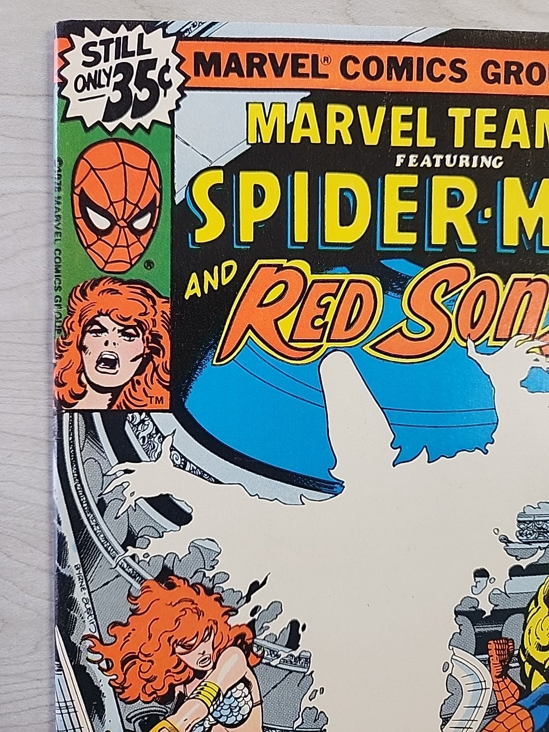 Marvel Team-Up #79 Marvel Comics Spider-Man & Mary Jane Watson as Red Sonja FN