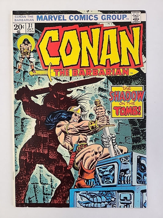 CONAN THE BARBARIAN #31 VF/VF+ The Shadow On The Tomb Marvel Comics