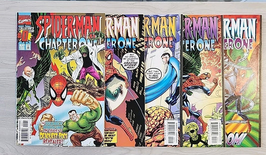 Spider-Man Chapter One #0-4 Lot Of 5 Marvel Comics 1998 John Byrne VF/NM