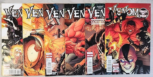 Venom #13 13.1 13.2 13.3 13.4 & 14 Circle of Four Complete Set - 2012 Lot Of 6 