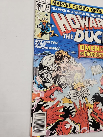 KISS Band Cameo & 1st Full Appearance Marvel (1977) Howard The Duck #12 #13 
