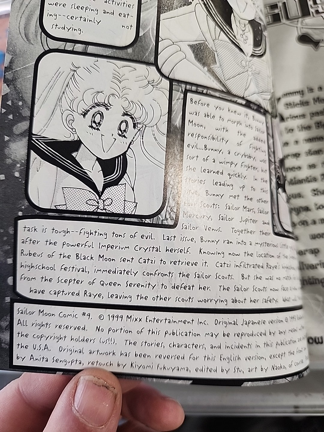SAILOR MOON #9 Mixx Entertainment by Naoko Takeuchi High Grade 