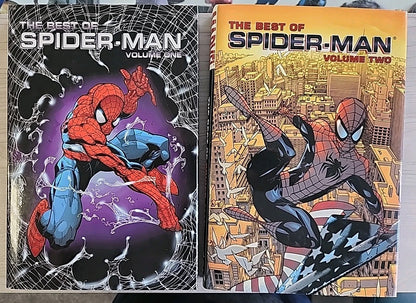 Best of Spider-Man Vol 1 & 2 (Marvel Comics Hardcover, 2003) Lot Of 2
