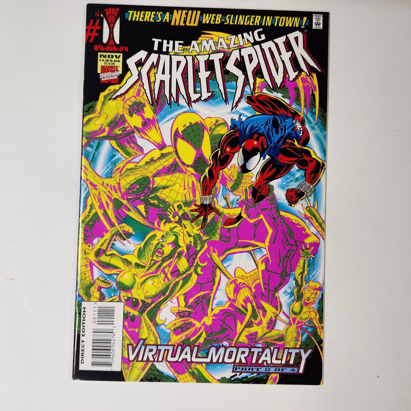 SCARLET SPIDER #1 - 4 Comics VIRTUAL MORTALITY Spider-Verse Scarlet Spider Miles