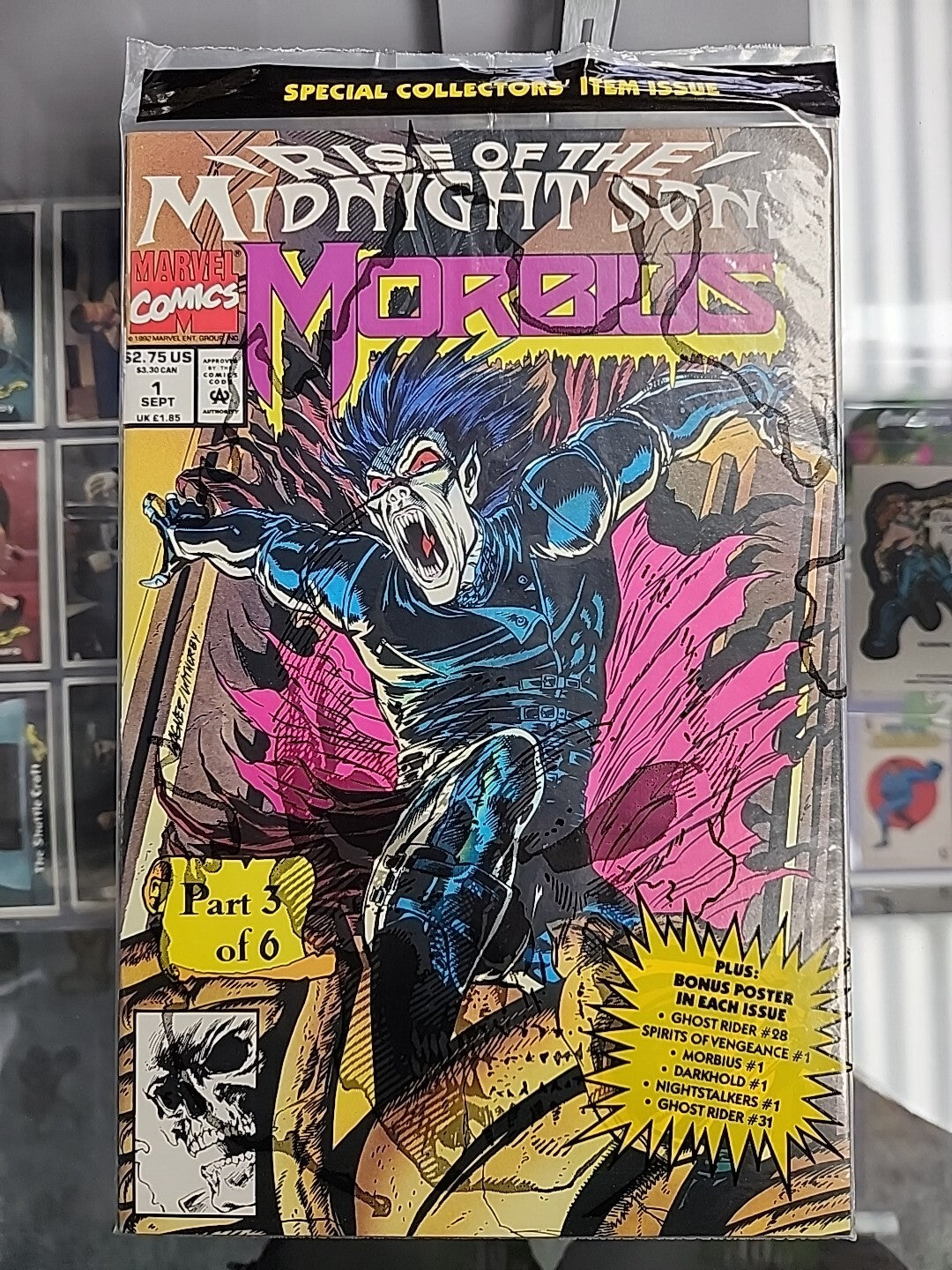 Rise of the Midnight Sons 1-6, Complete Series, Ghost Rider Polybagged 1992