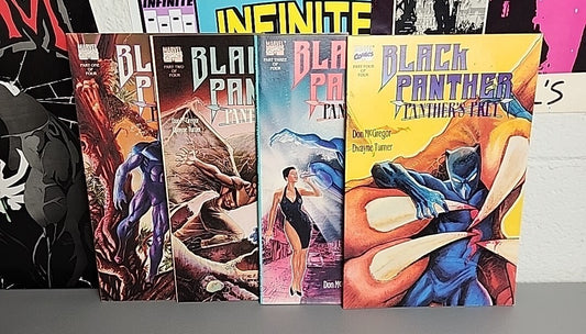 Black Panther Panther’s Prey #1,2,3,4 Marvel Comics 1991 Complete Set