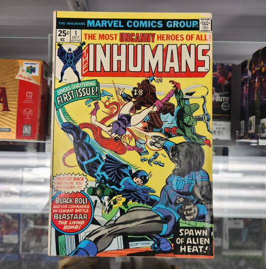 INHUMANS # 1 MARVEL COMICS October 1975 GEORGE PEREZ art 1st SOLO SERIES