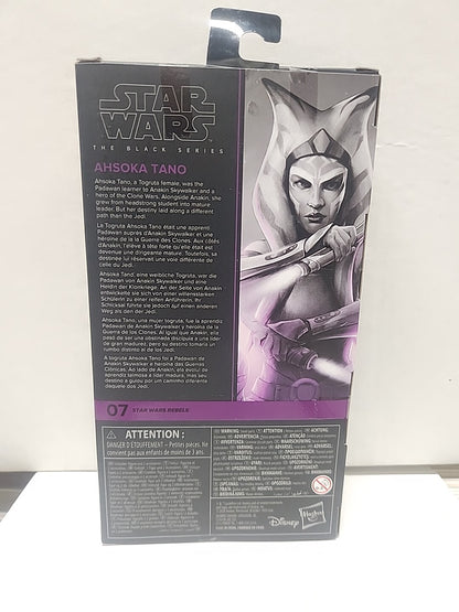 Star Wars Rebels The Black Series Ahsoka Tano Padawan 6-Inch Action Figure New