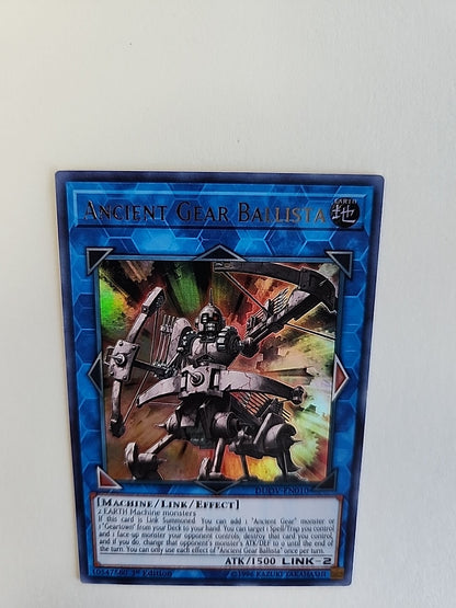 Yugioh Ancient Gear Ballista DUOV-EN010 Ultra Rare 1st Ed NM