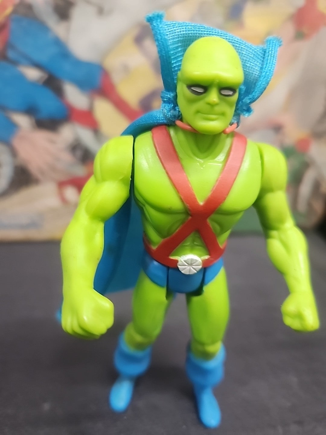 Kenner Super Powers MARTIAN MANHUNTER Original 1985 Figure 100% Complete DC