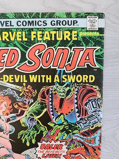 Marvel Feature 1-7 COMPLETE Series Frank Thorne Red Sonja 1 2 3 4 5 6 7 Conan 