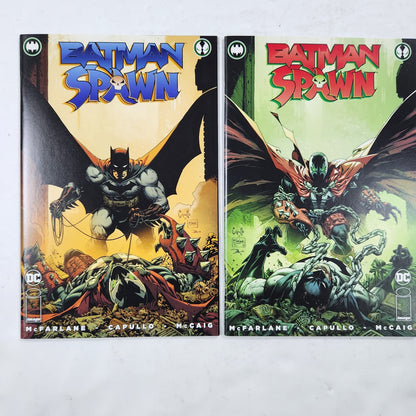 BATMAN/SPAWN #1 (2023) GREG CAPULLO 2ND PRINT VARIANT SET