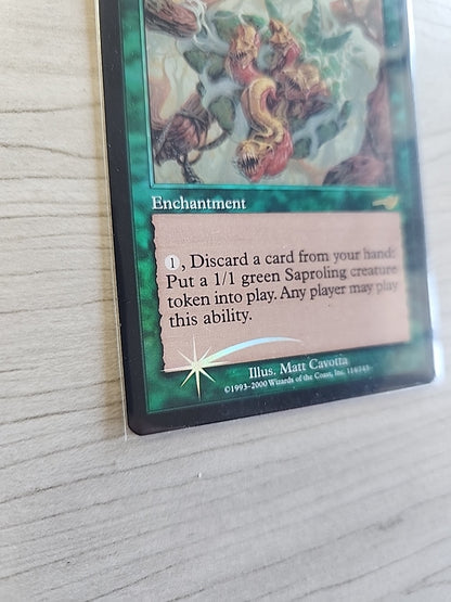 MTG Saproling Cluster Nemesis 114/143 Foil Rare Magic The Gathering Near Mint