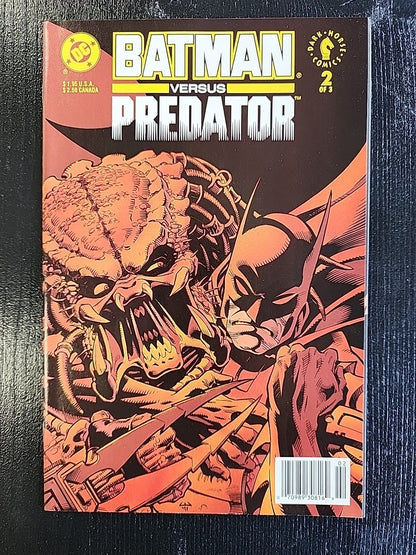 Batman vs Predator 1-3 (DC, Dark Horse, 1991) Newsstand Set Lot Of 3 Complete 