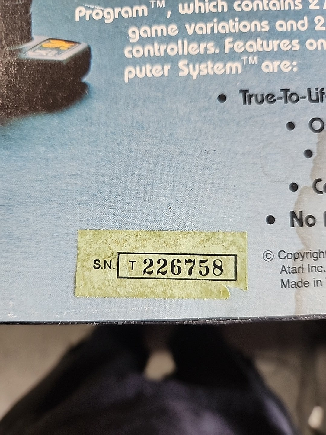 RARE Atari CX-2600A Video Computer System Console NEW 1980 Factory Sealed Box