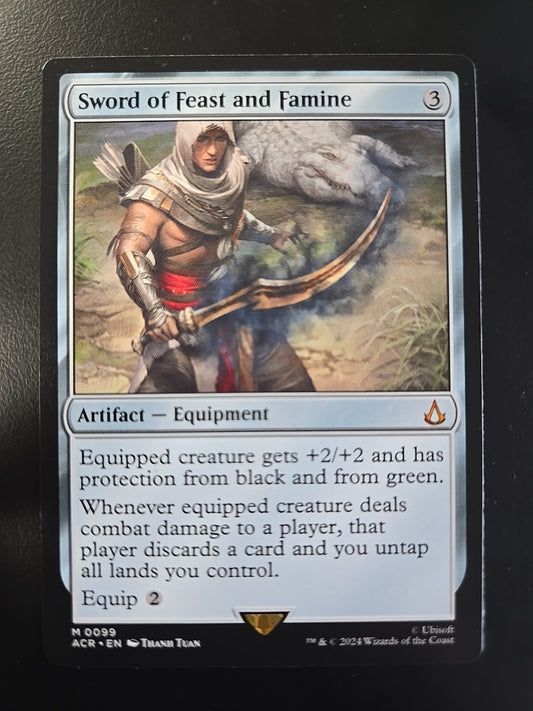 Sword of Feast and Famine Universes Beyond: Assassin's Creed Regular