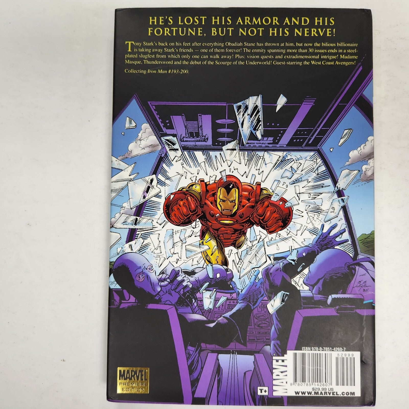 Iron Man: Iron Monger (Marvel Premiere Classic) - Hardcover - 1st Print 