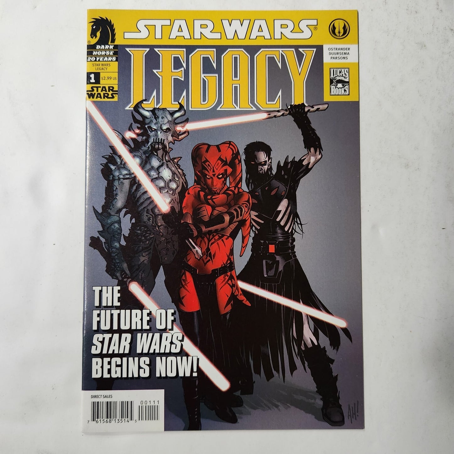 Star Wars LEGACY #1 (Dark Horse Comics, 2006)  1st Cade Skywalker Appearance