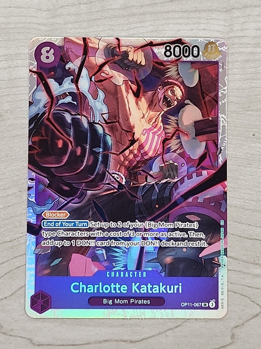 Charlotte Katakuri SR OP11-067 A Fist of Divine Speed One Piece English