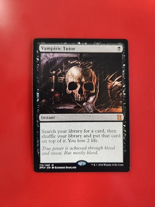 MTG Vampiric Tutor Eternal Masters 2016 EMA 112/249 English Regular Magic LP